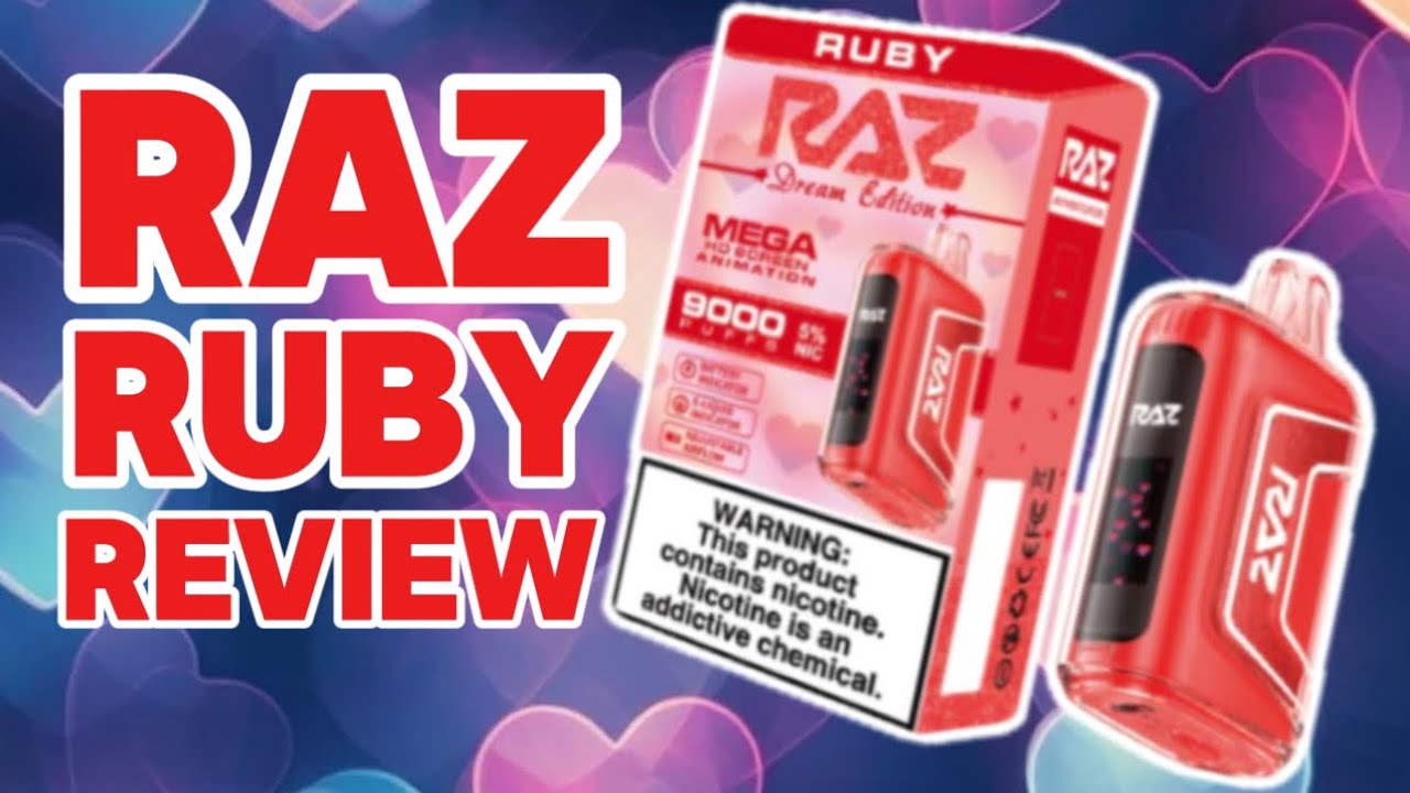 RAZ Ruby 9000 Vape Review! #vapingcommunity #raz #vapelove