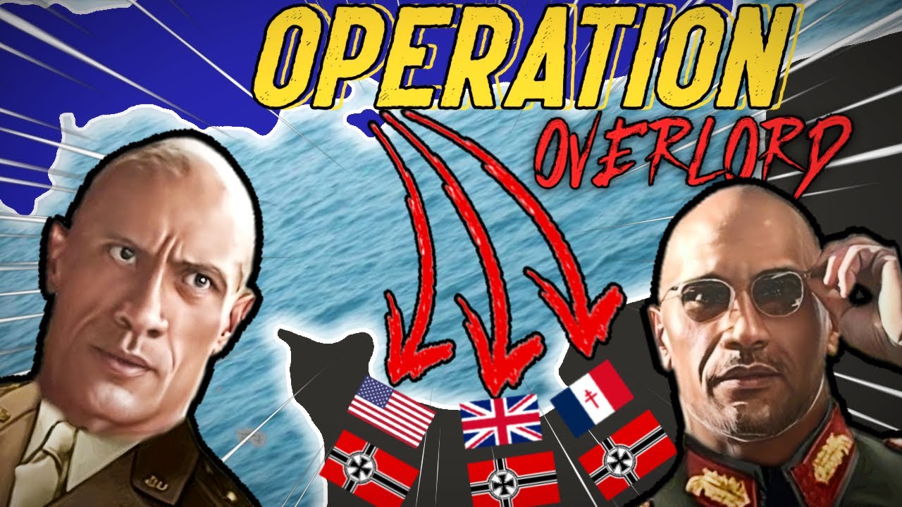 Je DEBARQUE sur les plages de NORMANDIE! - Scénario HOI4 : OVERLORD