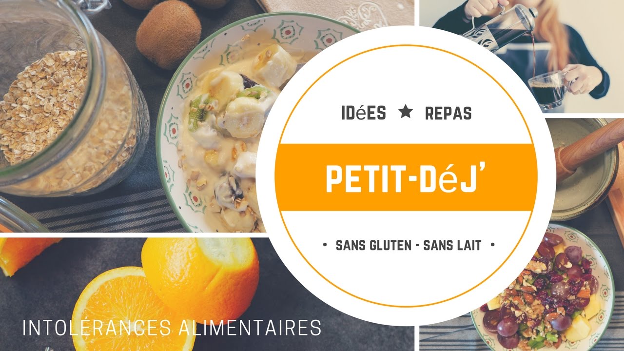Petit-déjeûners sans gluten ni lait à base de fruits