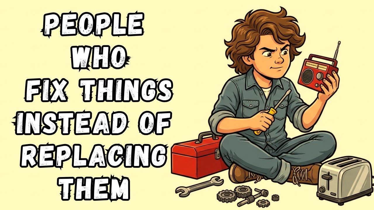 Psychology of People Who Fix Things Instead of Replacing Them !
