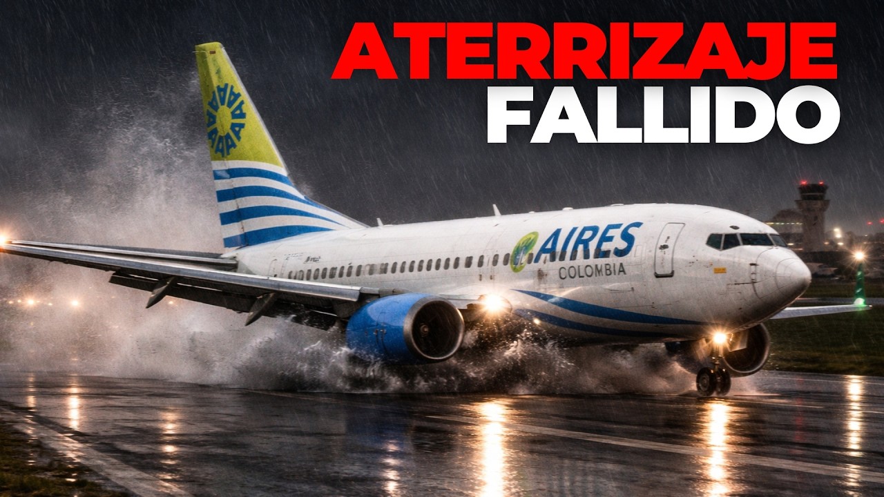 Una llegada nocturna, lluvia extrema y un final devastador - Vuelo 8250 AIRES