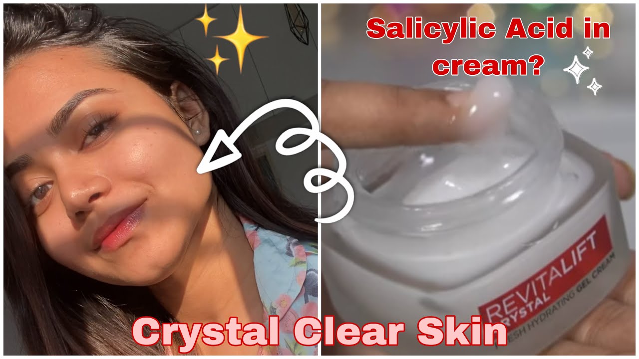 L'Or&eacute;al Paris Crystal Gel Cream - 2 EASY STEPS for the ultimate skincare & CRYSTAL CLEAR SKIN