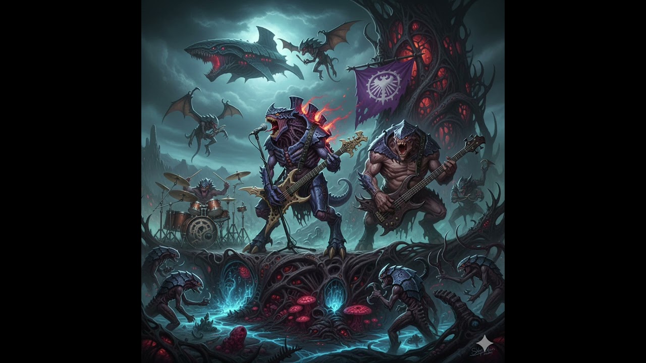 Warhammer 40k music. The devouring static by the hive mind