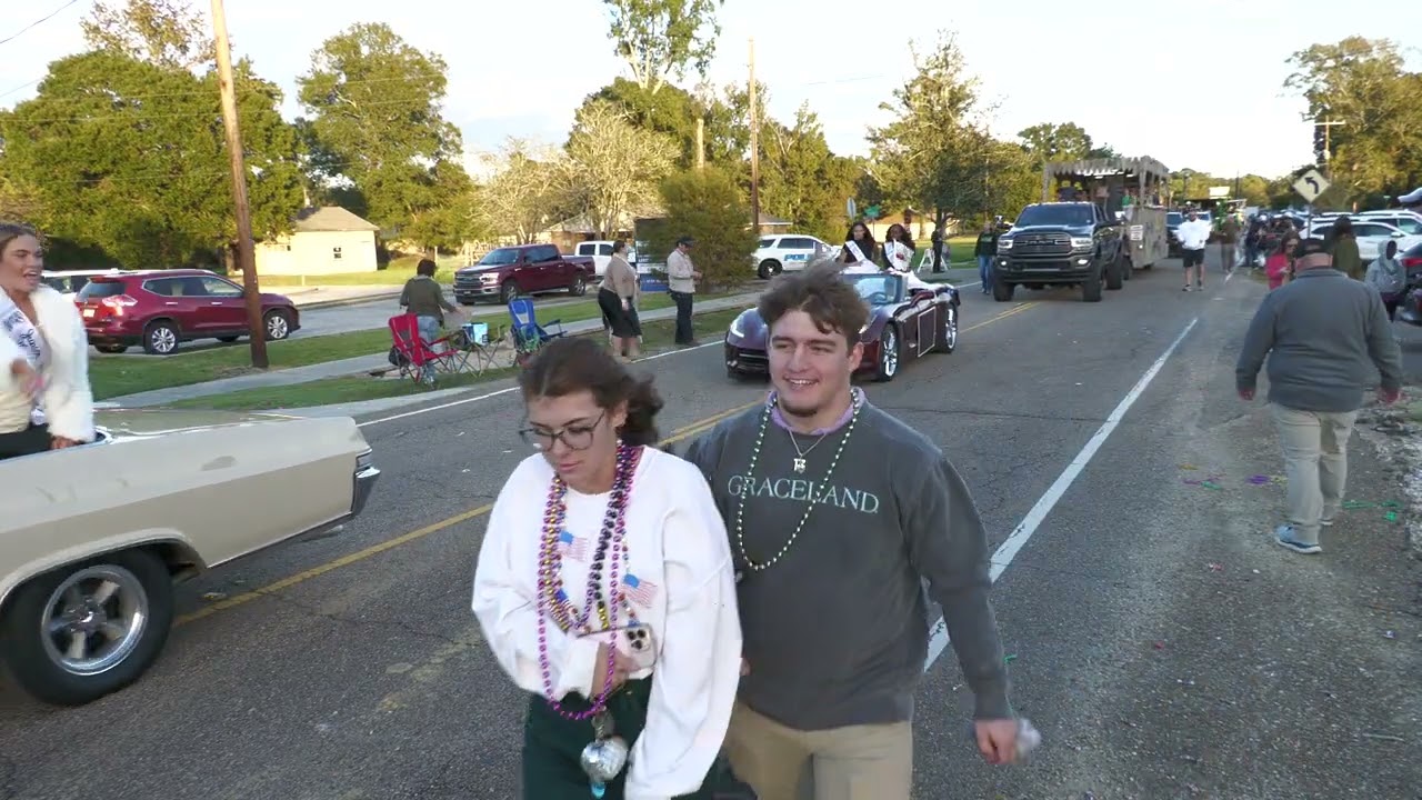 Wyatt at the Walker Homecoming Parade, second pass.