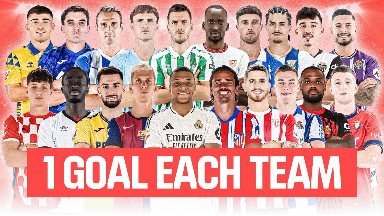 ¡El MEJOR GOL de CADA EQUIPO en la temporada 2024/25!