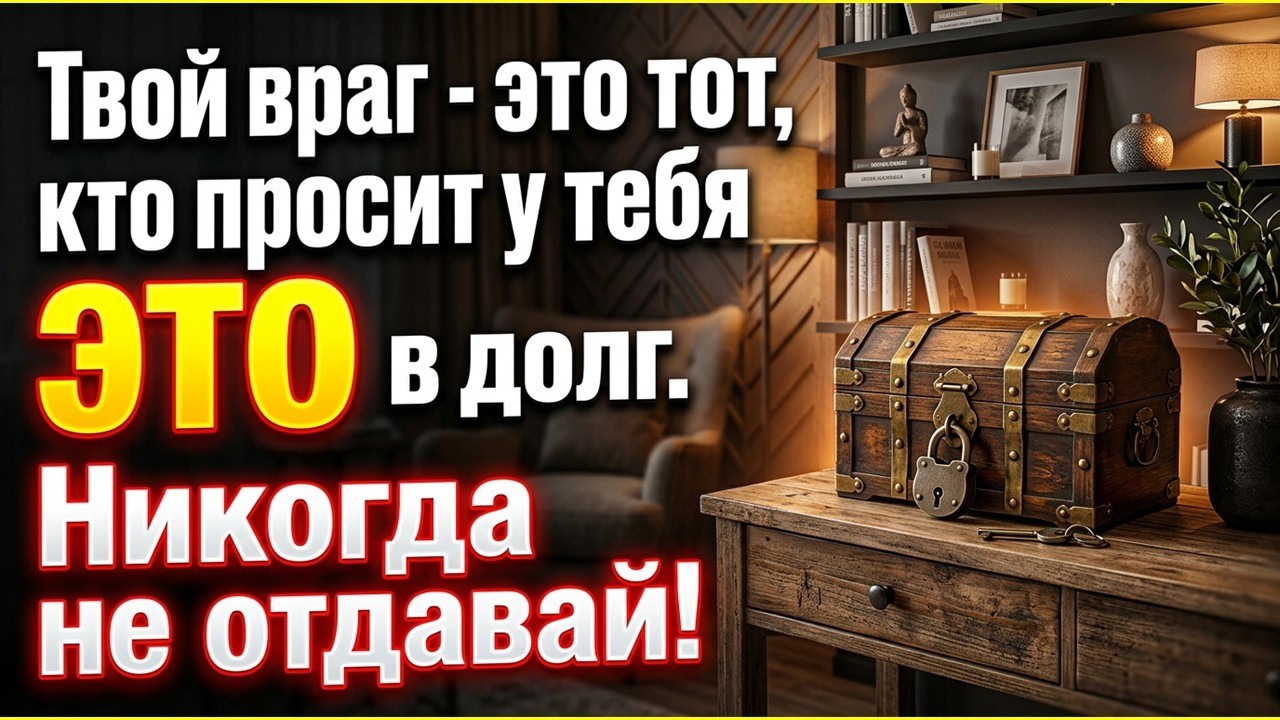 Эта вещь, которую твой враг просит в долг - ключ к твоей судьбе. Никогда её не отдавай ему!