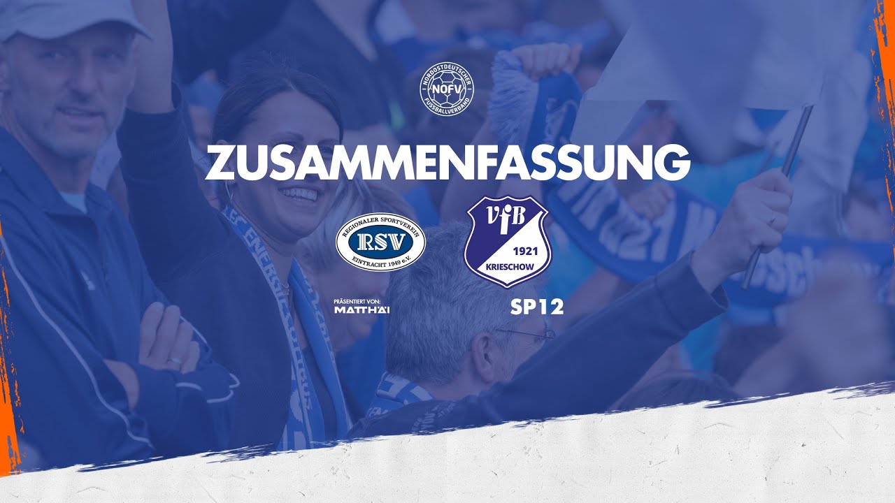 Starke zweite Halbzeit reicht nicht! | RSV Eintracht – VfB Krieschow 2:1 | Oberliga Süd