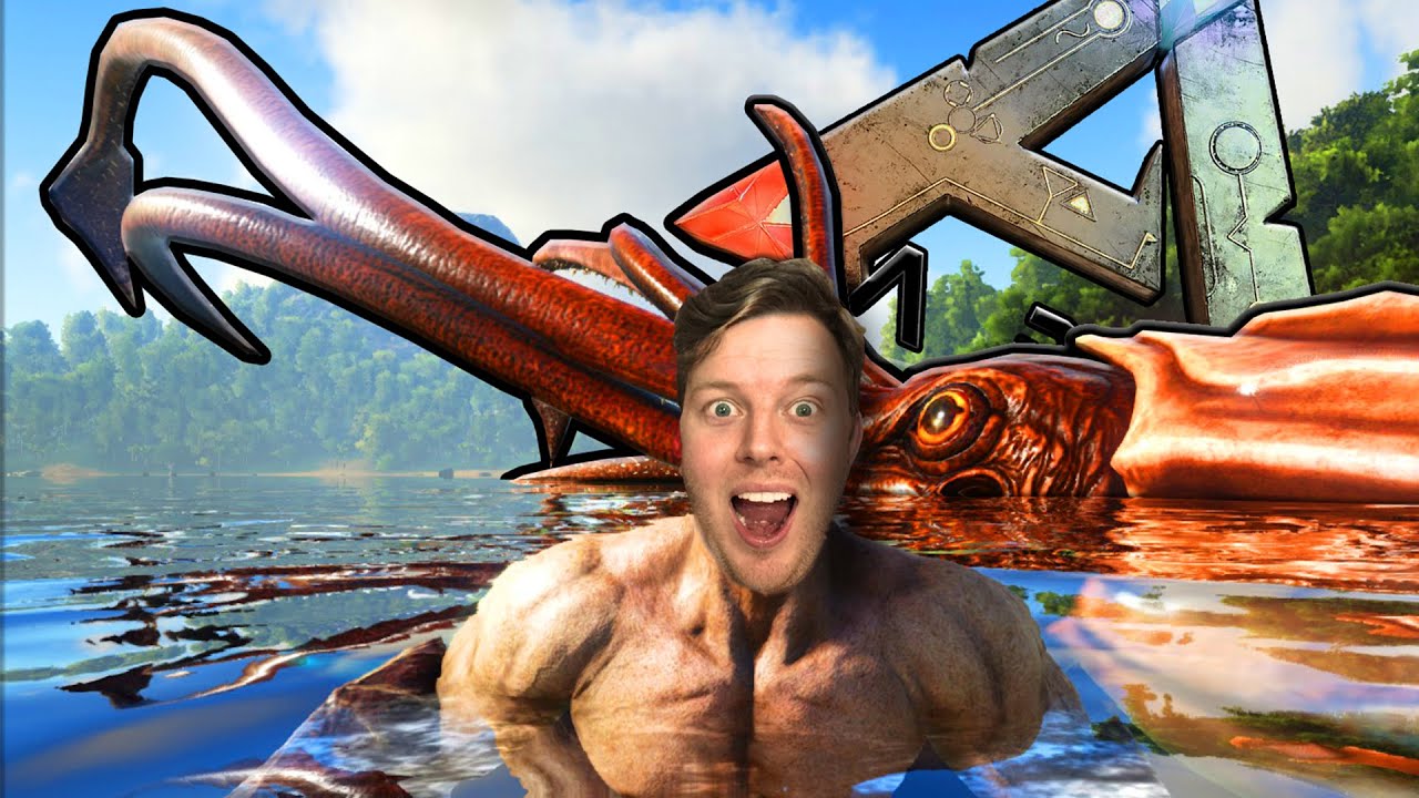 Taming The Giant Squid - Tusoteuthis - ARK: Survival Evolved
