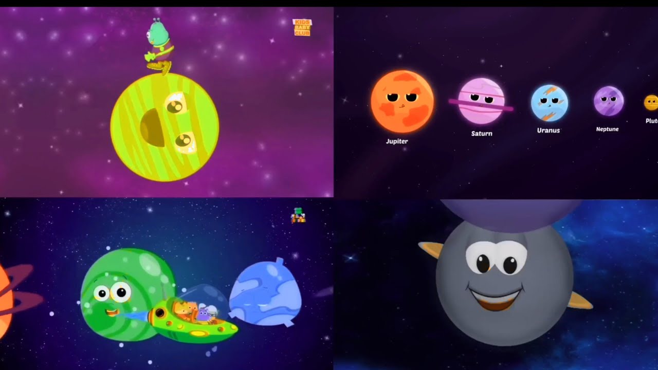 Planets that is Round and Round with visual effects / Sponsored by Gamavision KlaskyCsupo effects