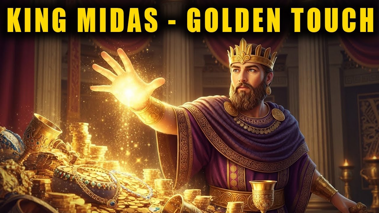 King Midas and His Golden Touch Myth | Greek Mythology Explained