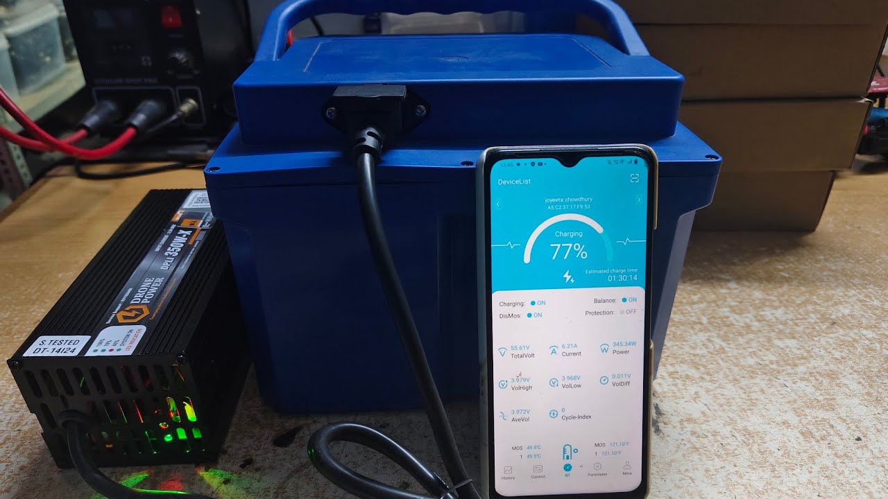 51v 26.1 ah smart lithium ion battery pack making important tips