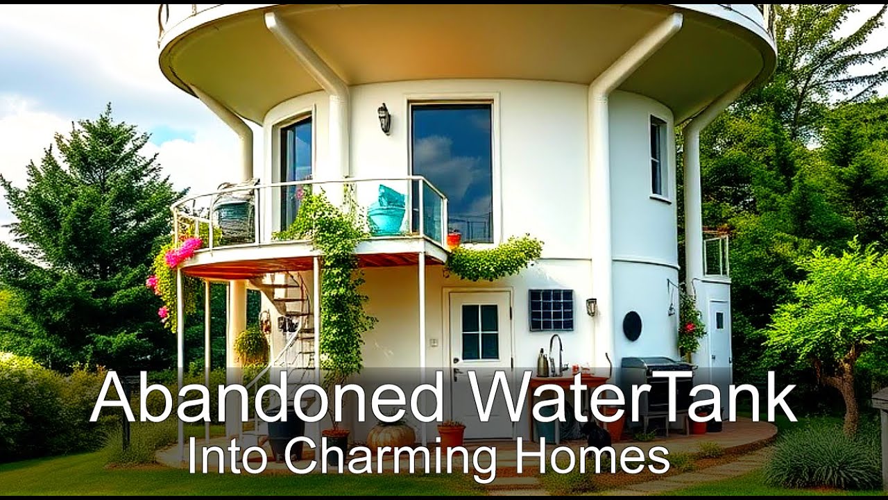 Abandoned Water Tank Converted Into Charming Homes - Unique House 