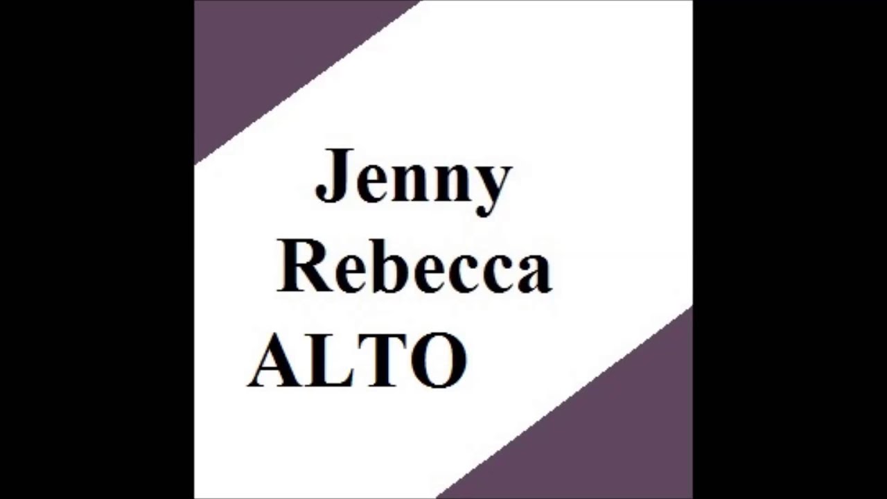 Jenny Rebecca ALTO