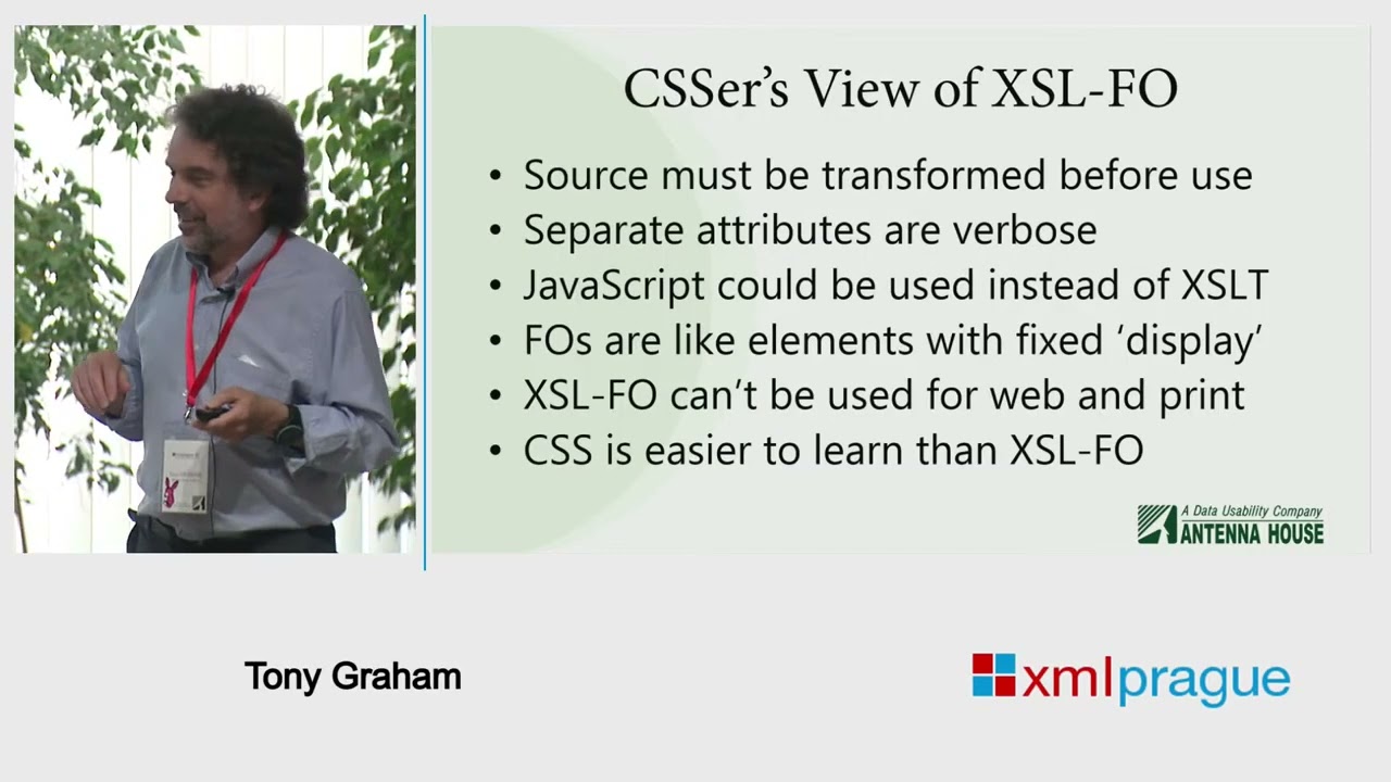 XSL-FO と CSS の比較