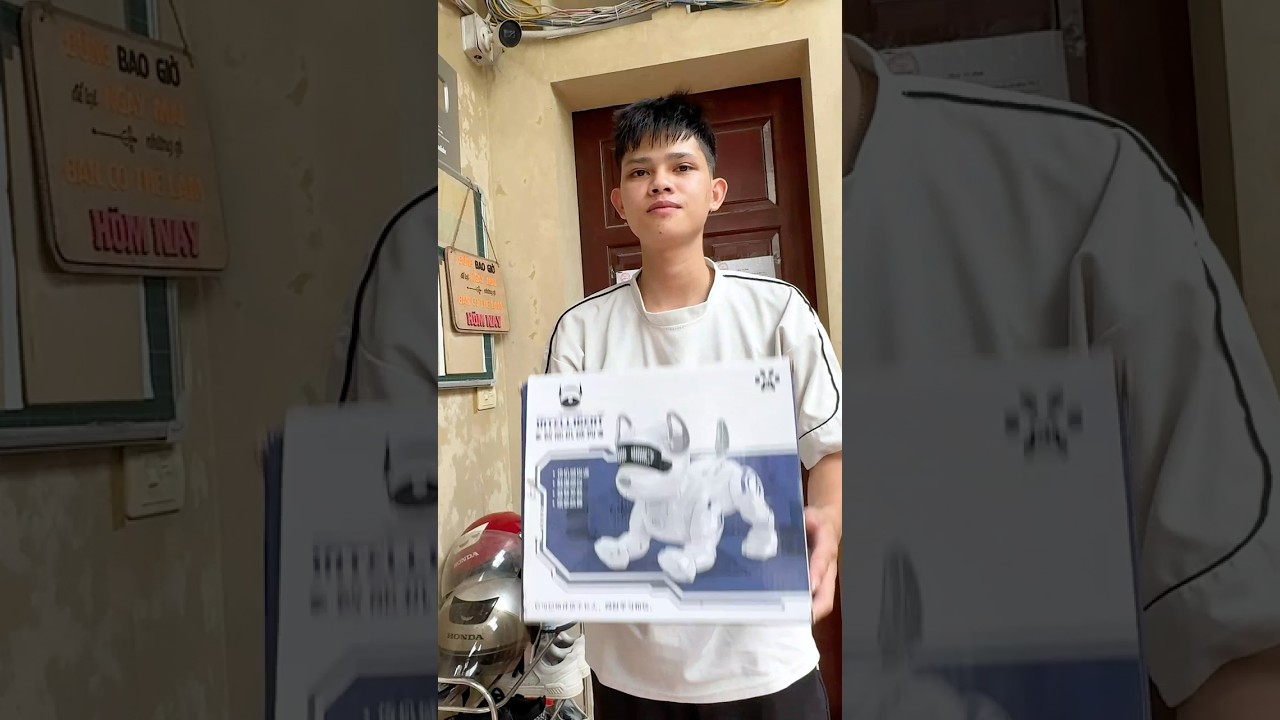 Satisfying with Unboxing Remote Controlled Robot Dog Toy #shorts #toys