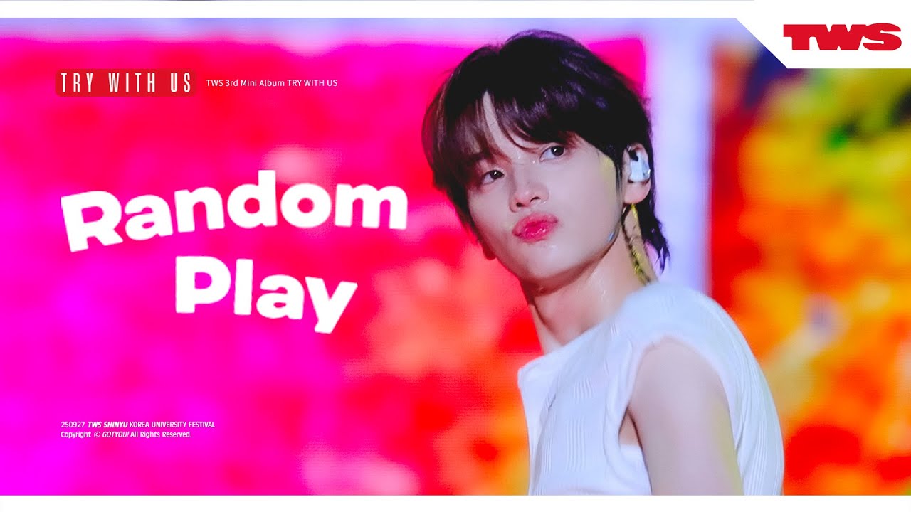 250927 TWS SHINYU 투어스 신유 고려대학교 HI-IPSELENTI  - RANDOM PLAY 직캠 fancam (4k)