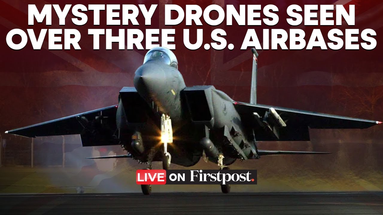 LIVE: Unknown Drones Spotted Over 3 US Airbases in UK; Pentagon Says 'Monitoring Them'