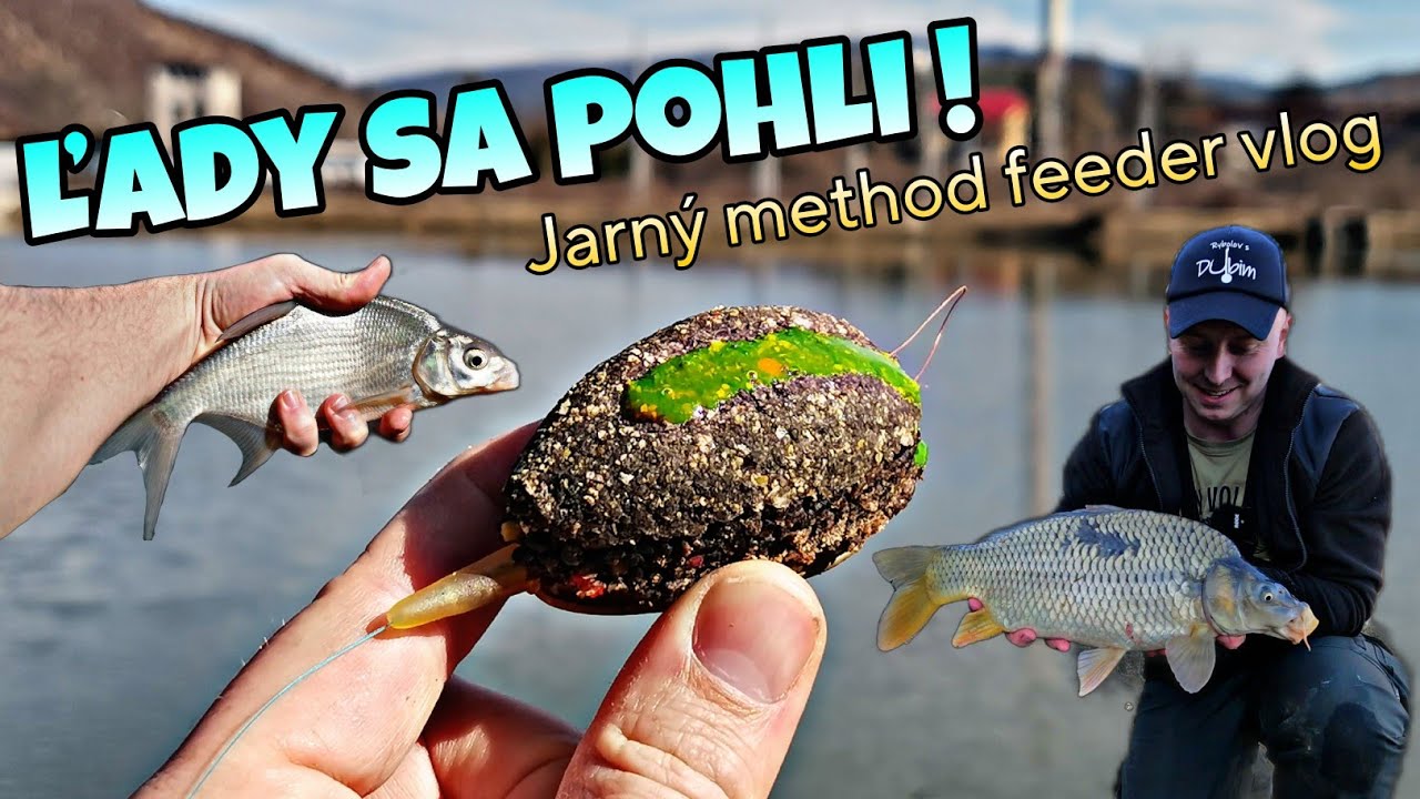 Konečne na rybách, Jarný method feeder vlog, Lov kapra na jar s Method feeder fans, 4K #carpfishing