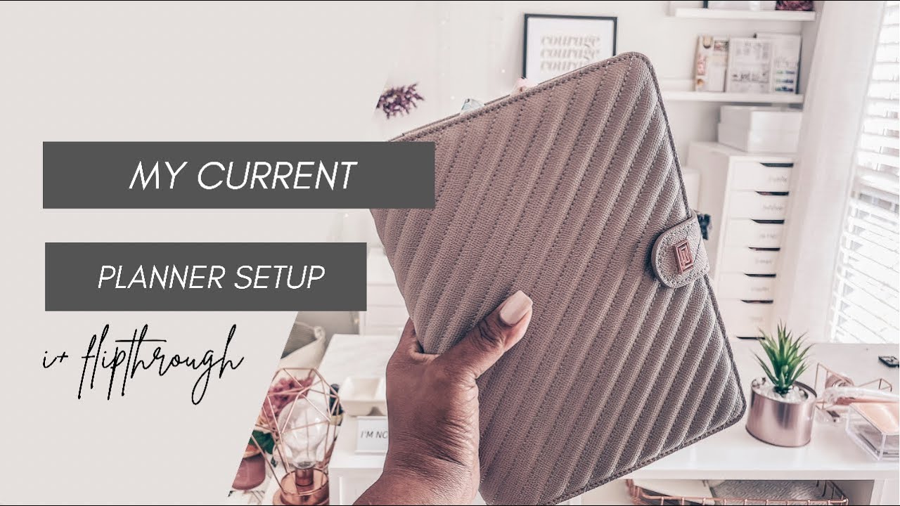 My Current Planner Setup + FLIPTHROUGH Ideas For Your Planner| At Home With Quita