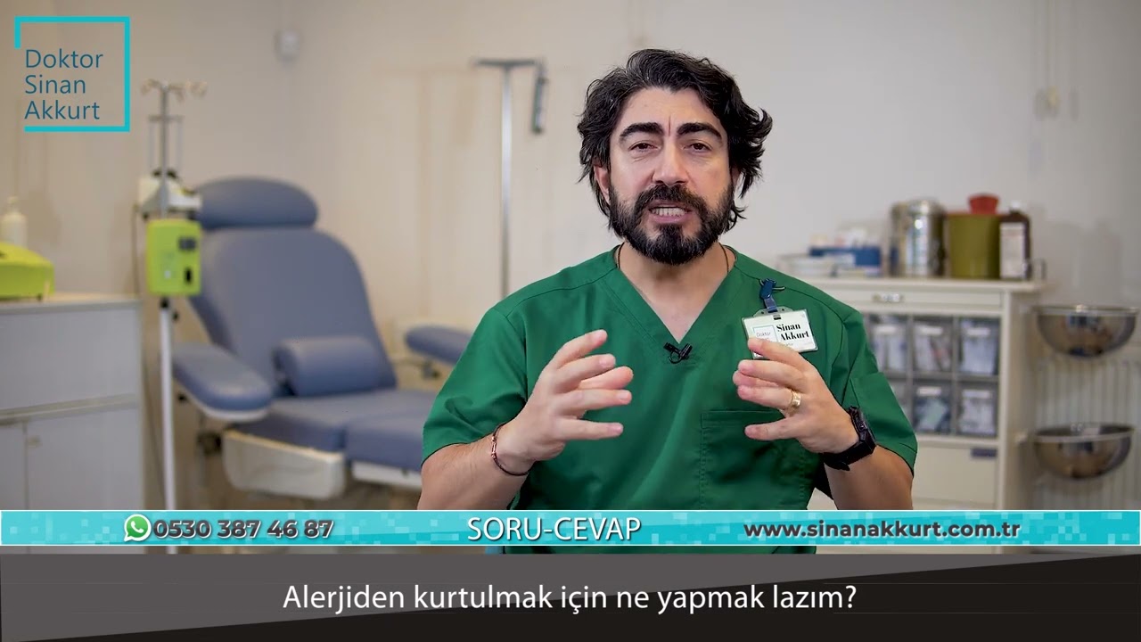 Alerjiden kurtulmak için ne yapmak lazım?