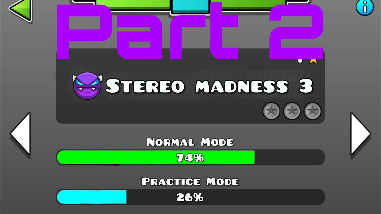 I made stereo madness 3 part 2