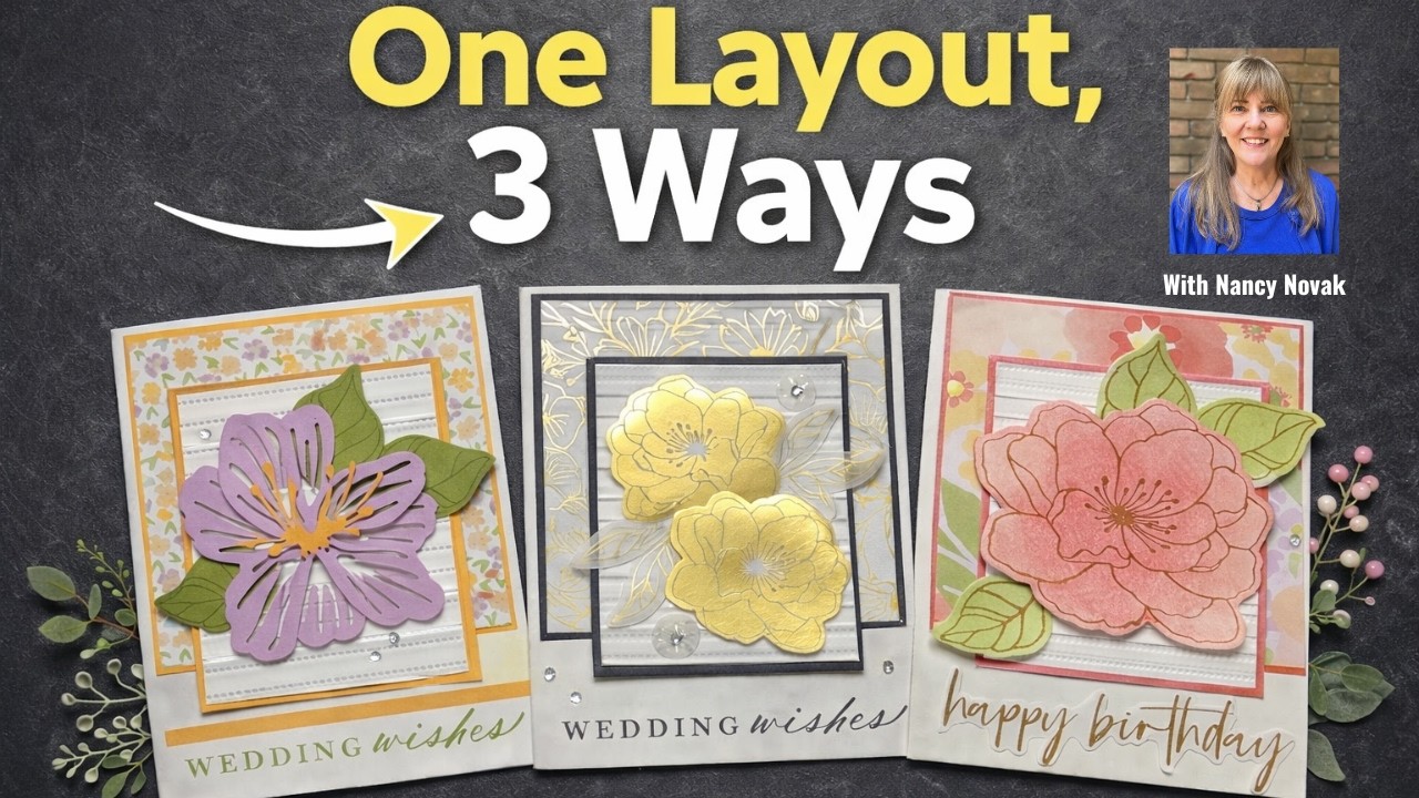 Easy Cardmaking | Simply Beautiful Bundle: 3 Card Ideas with One Layout