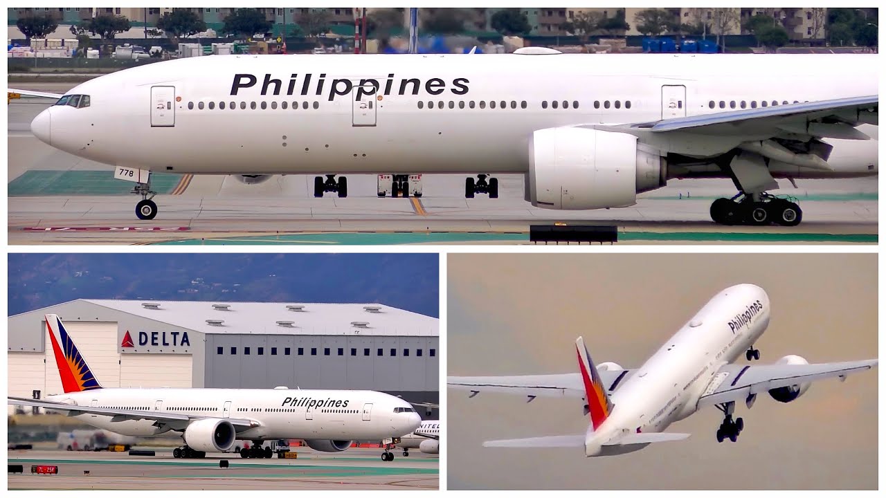 Philippine Airlines Boeing 777-300(ER) Takeoff