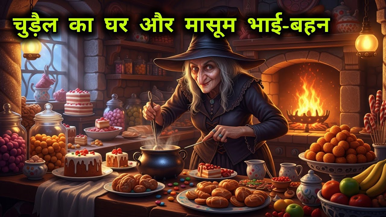 🧙‍♀️🏚️ चुड़ैल का घर और मासूम भाई-बहन