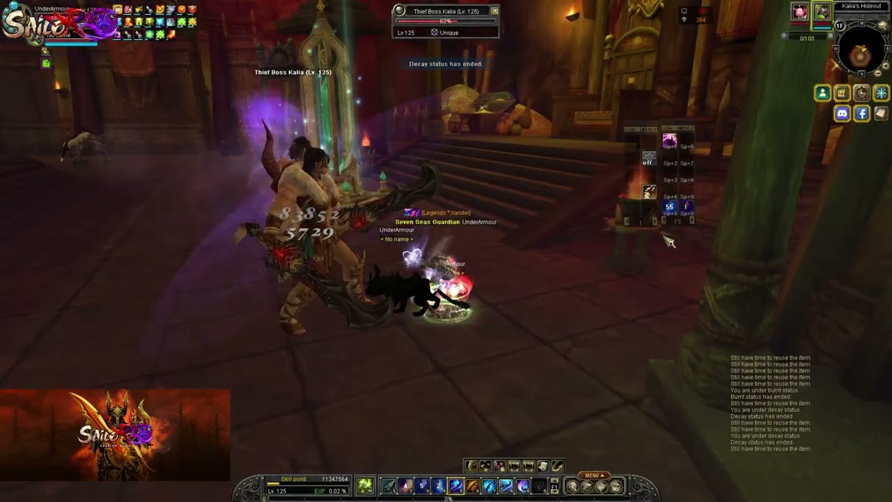 Sailor Online Arabian Dawn Cap 130 ( First hour Kalia Dungeon GamePlay)