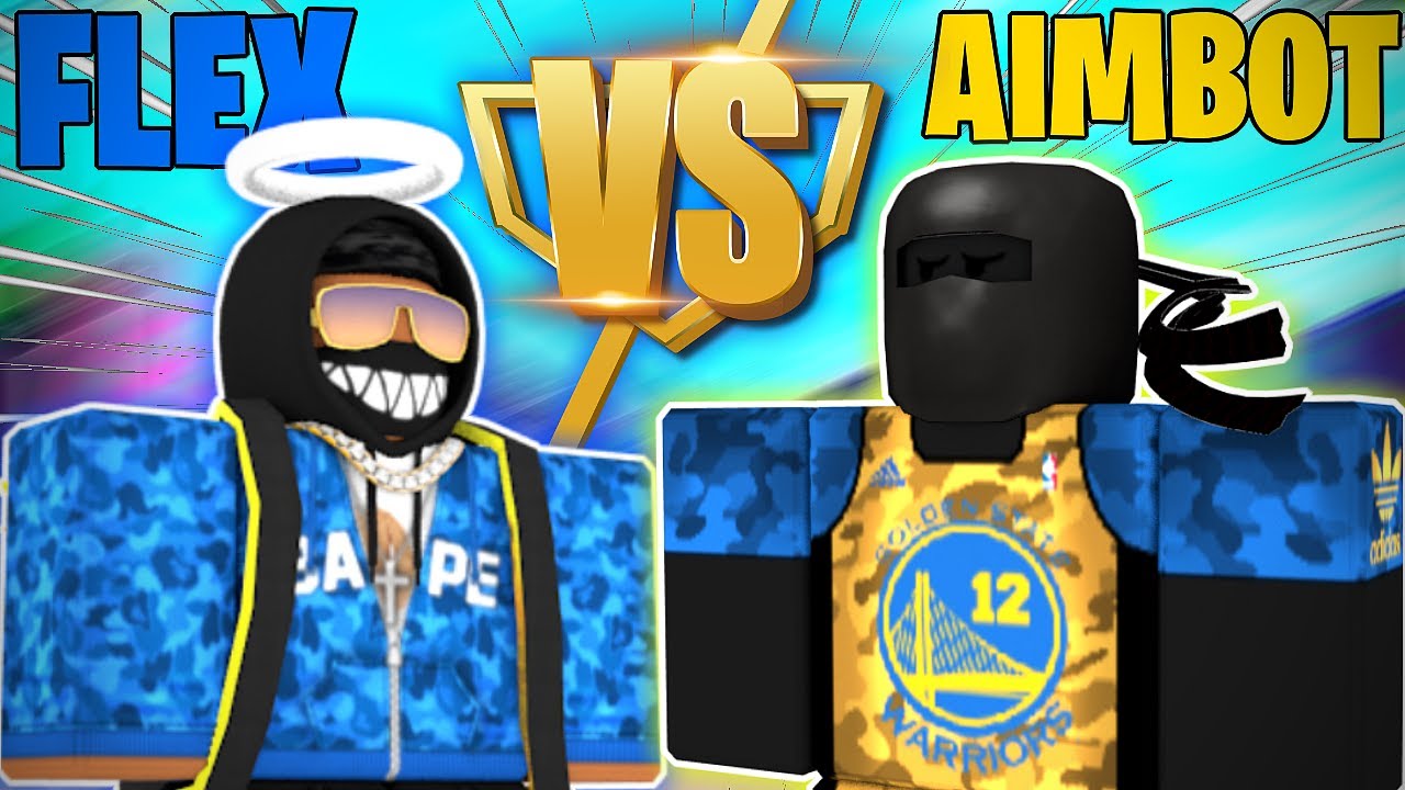 FLEXPLAYZ VS THELEGENDOFAIMBOT!😱 | THE GAME OF THE YEAR!? | (ROBLOX HOOPZ)