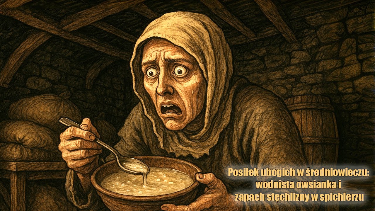 Posiłek ubogich w średniowieczu: wodnista owsianka i zapach stęchlizny w spichlerzu