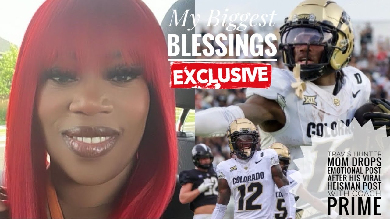 Travis Hunter Mom DROPS EMOTIONAL Post After His VIRAL Heisman Pose Wit Coach Prime HERE 🤯