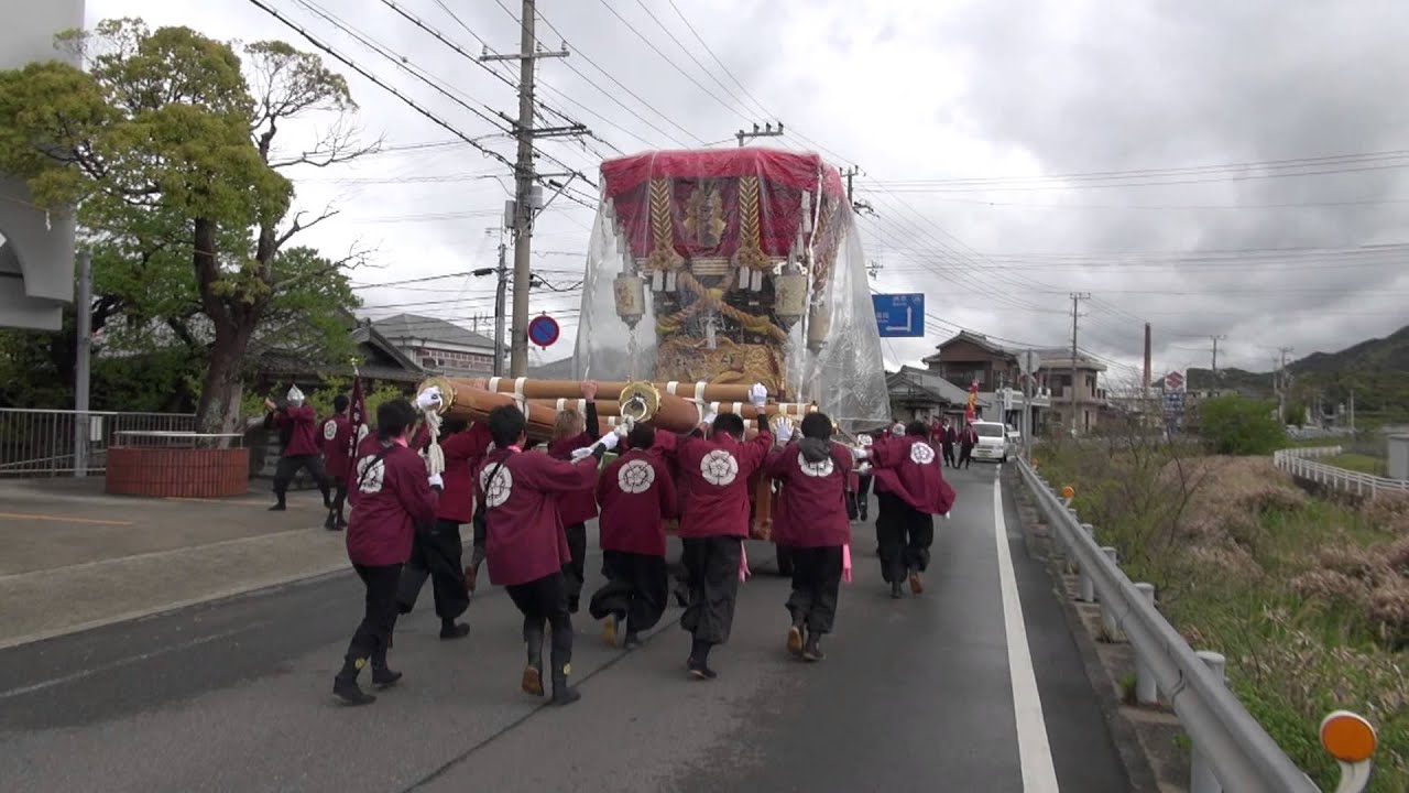 2013年　淡路春祭り 筒井　練り　だんじり