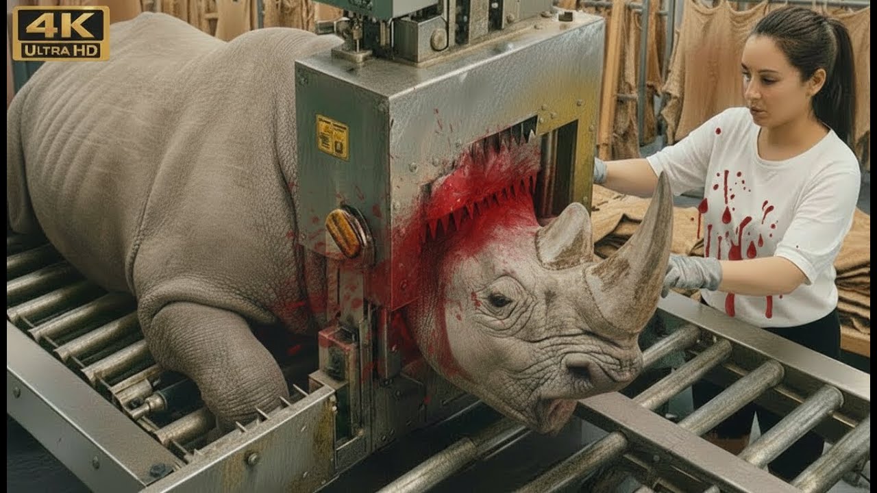 Inside the Rhinoceros Leather Factory – Full Process How Million-Dollar Wallets Are Made