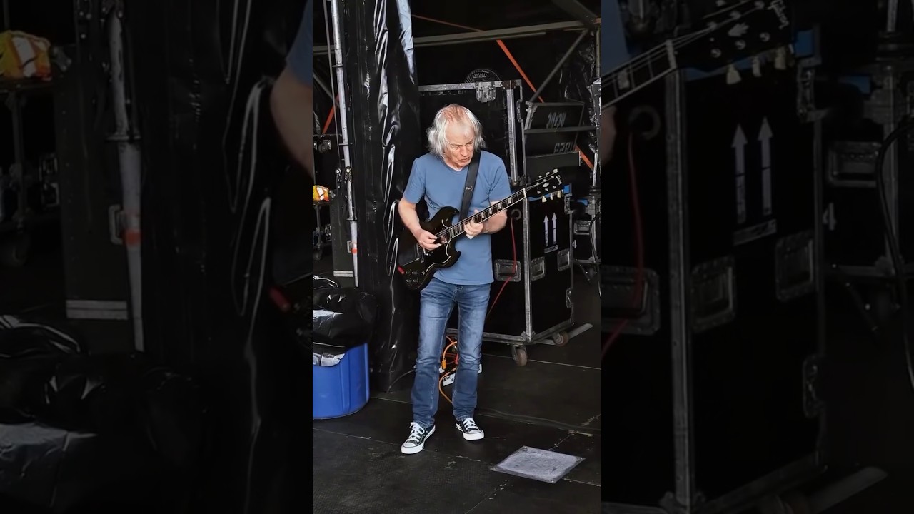 AC/DC warming up in Prague! Tomorrow will be legendary 🇨🇿⚡ #ACDC #Prague #PowerUpTour