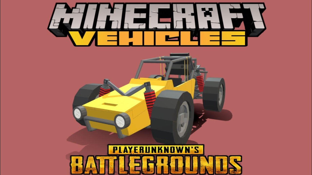 Vehicles Addon: PUBG Vehicles Addon Mcpe - Explosion and New Vehicles Sound (Beta)