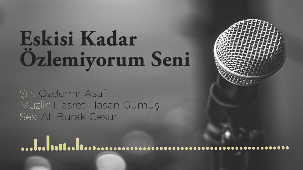 Eskisi Kadar Özlemiyorum Seni - Özdemir Asaf | Şiir Seslendirme