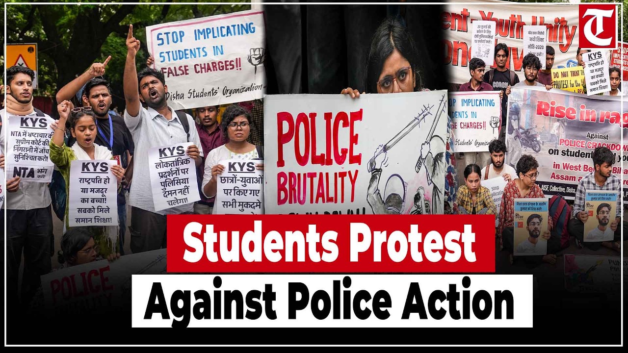 Students Protest at Jantar Mantar Against Police Action, Security Tightened in Delhi