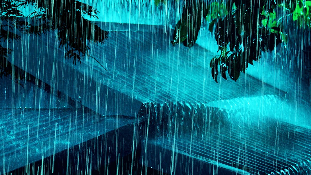 Засыпайте За 3 Минуты 🌧️ Сильный Дождь И Гром На Жестяной Крыше Для Крепкого Сна И Снятия Стресса №