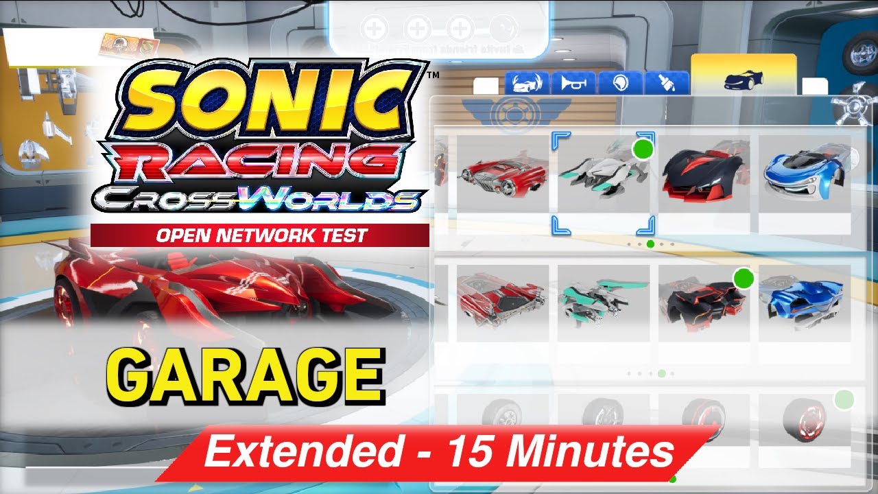 Garage Extended - Sonic Racing CrossWorlds OST
