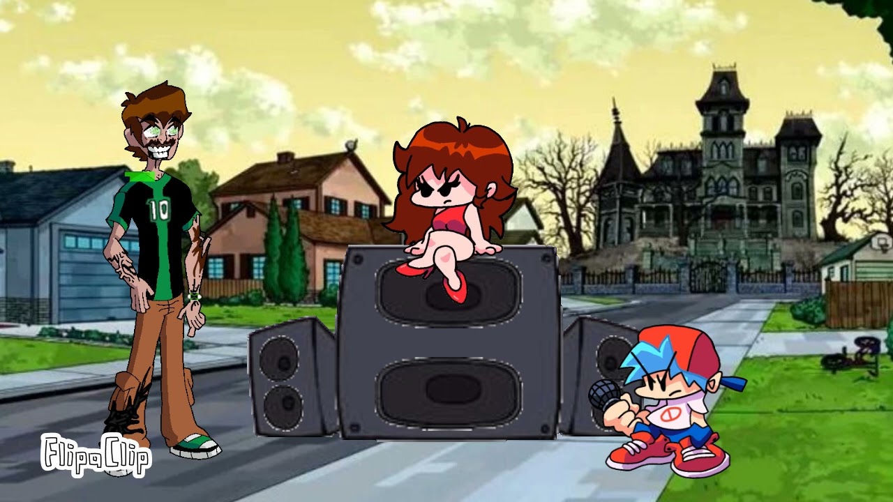FN corrupted Omniverse V2 Ben 10 Omniverse corrupted V2 vs boyfriend macks fnf girlfriend Lucy fnf 