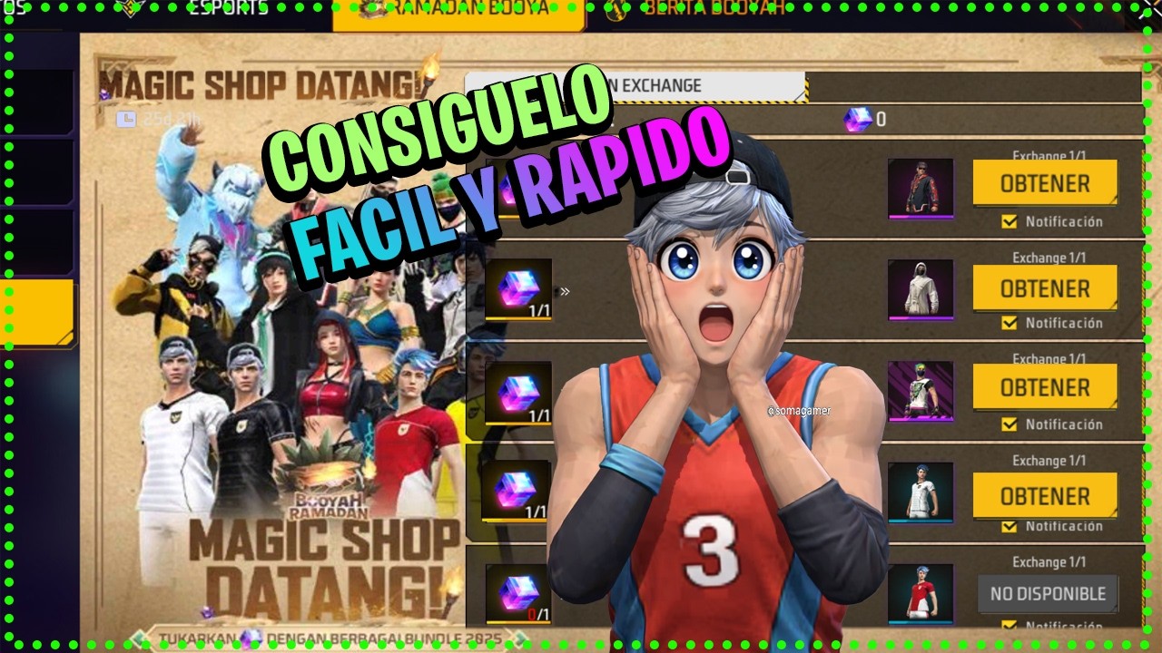 ACTUALIZACIÓN Intercambio del CUBO MÁGICO en Free FIRE RAMADAN Nueva Actualización FF LATAM