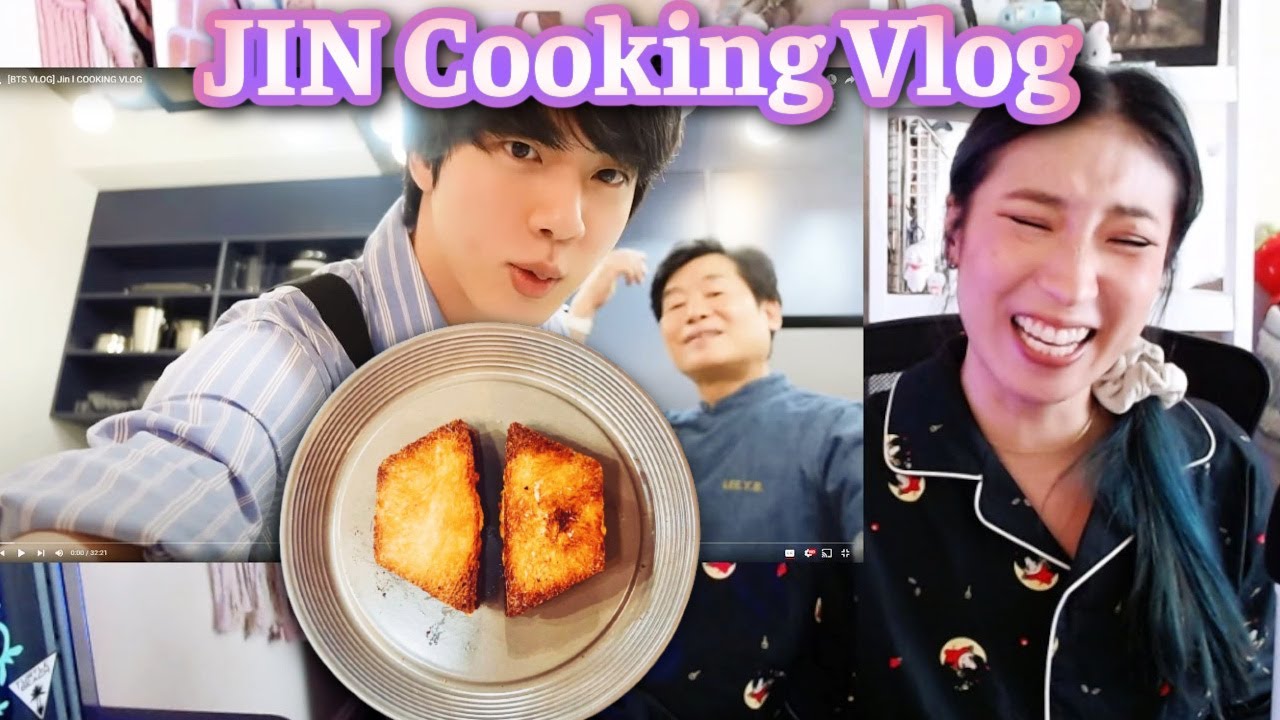 [BTS VLOG] Jin l COOKING VLOG REACTION 🍳