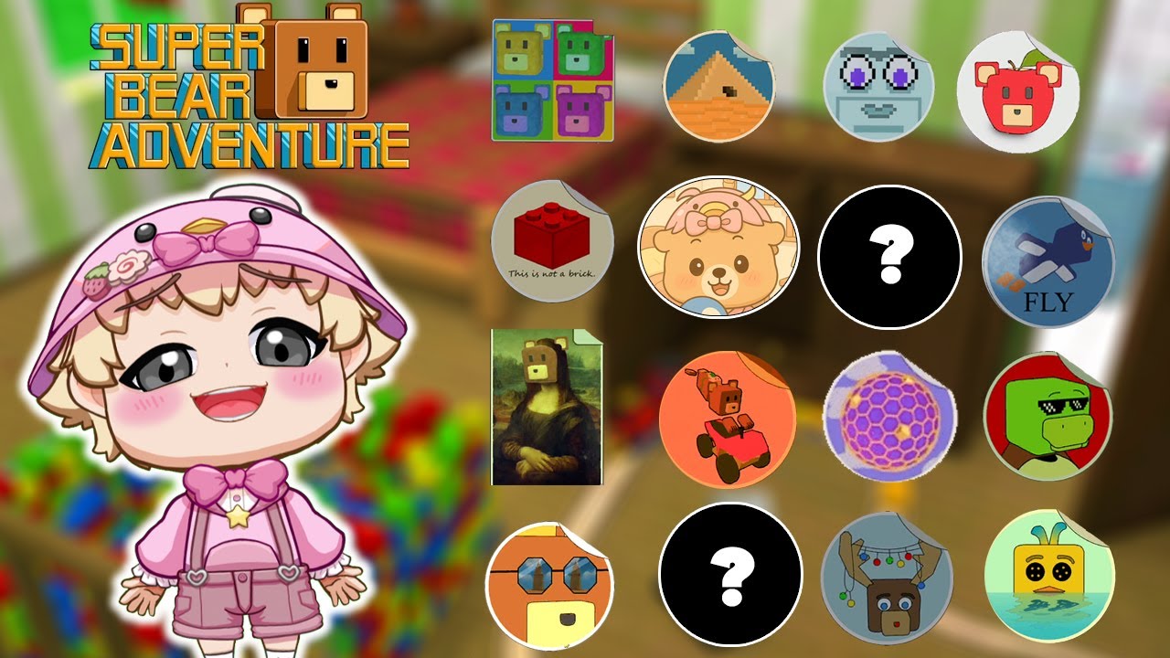 ACIL Berhasil Mendapatkan Semua Sticker Terbaru Di Super Bear Adventure