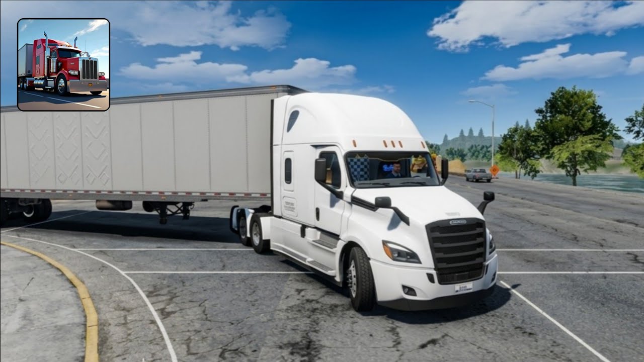 Truck Simulator Big Rigs | Freightliner Cascadia Transporting Goods | v1.5.7 Gameplay 