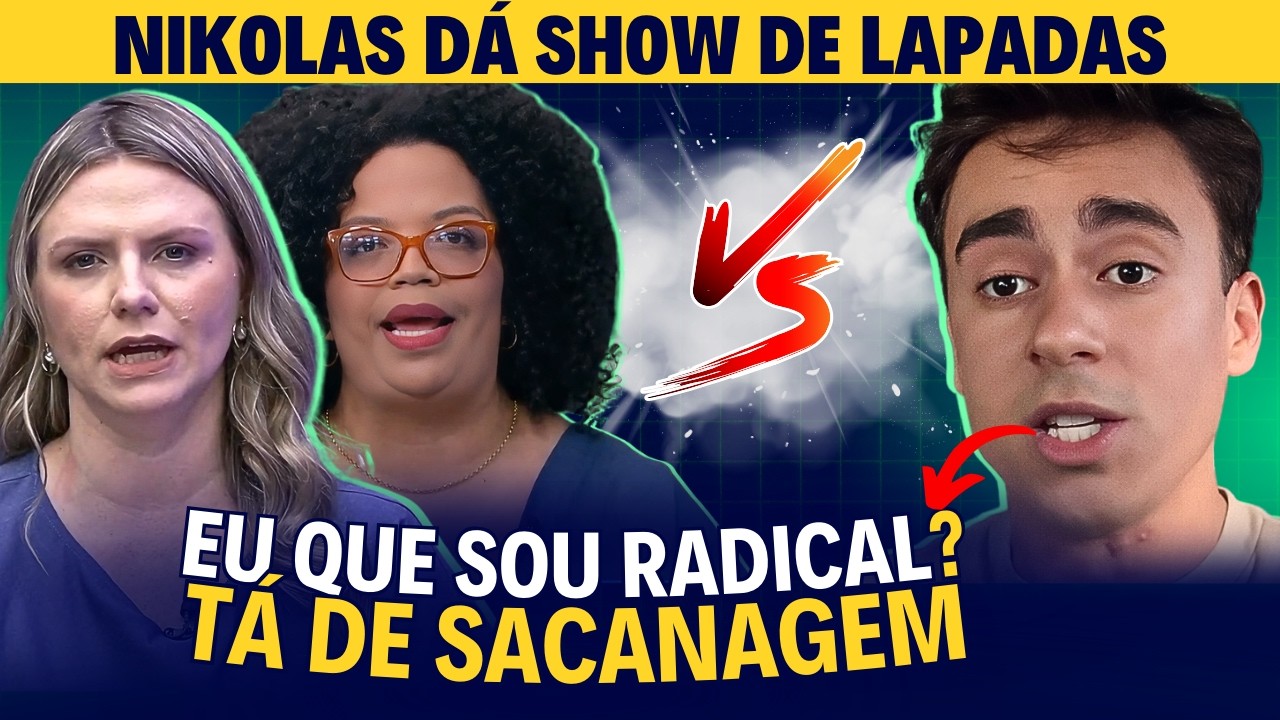 Nikolas ATROPELA Jornalistas do SBT e DESMONTA narrativa Lulista