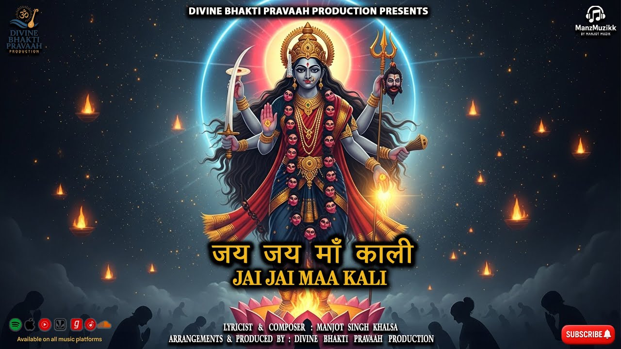 Jai Jai Maa Kali | Kali Maa| Powerful Devotional Song | Modern Bhakti Fusion | Divine Bhakti Pravaah