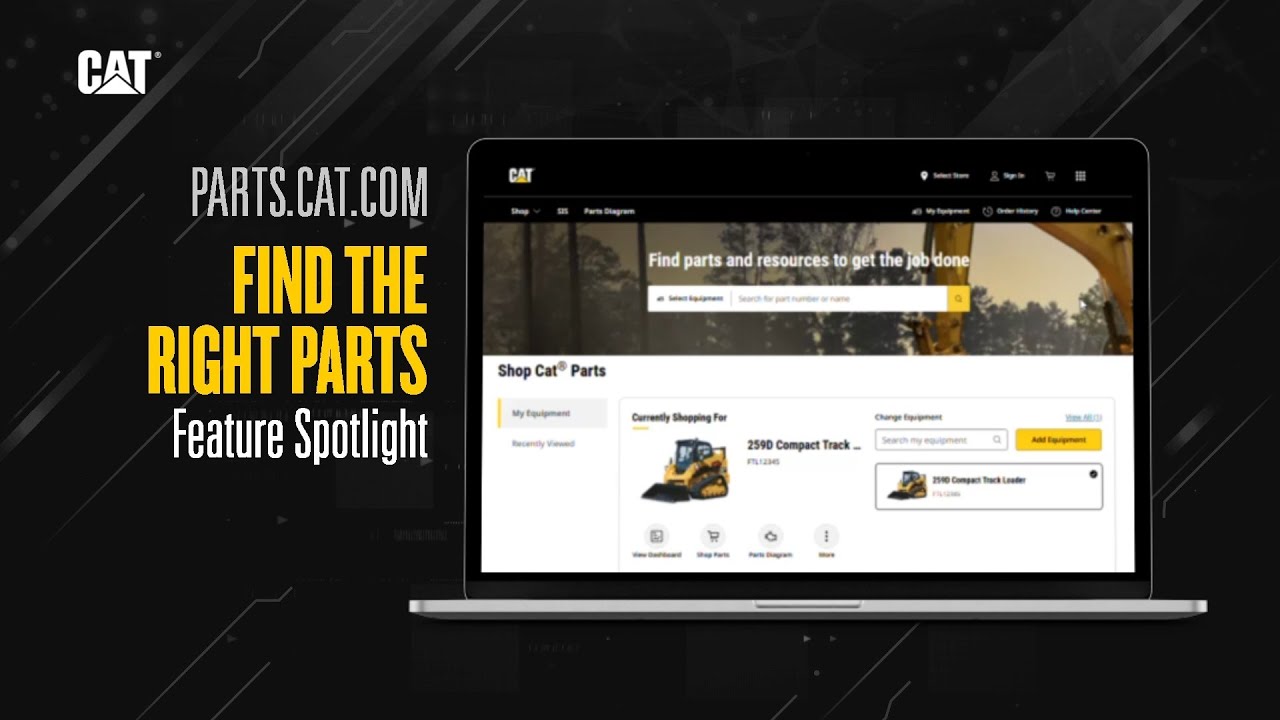 Find the Right Cat&reg; Parts on Parts.cat.com | Feature Spotlight