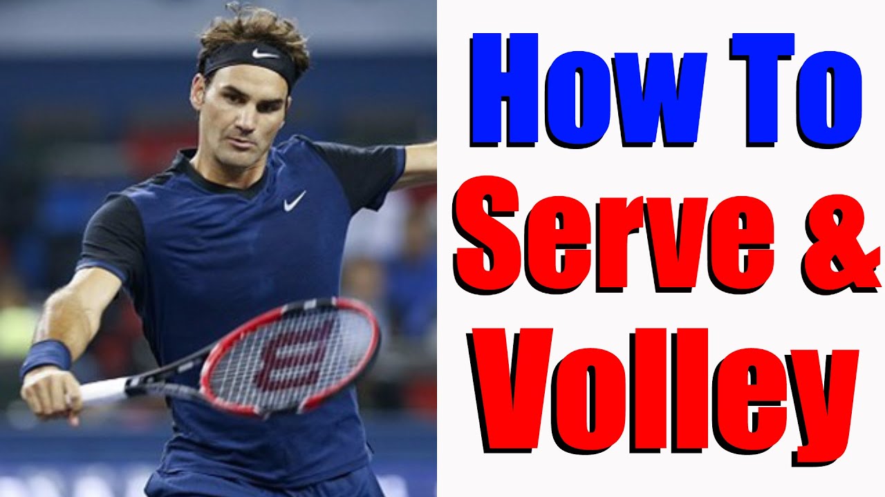 How To Serve and Volley In Tennis | Free Tennis Lessons Online