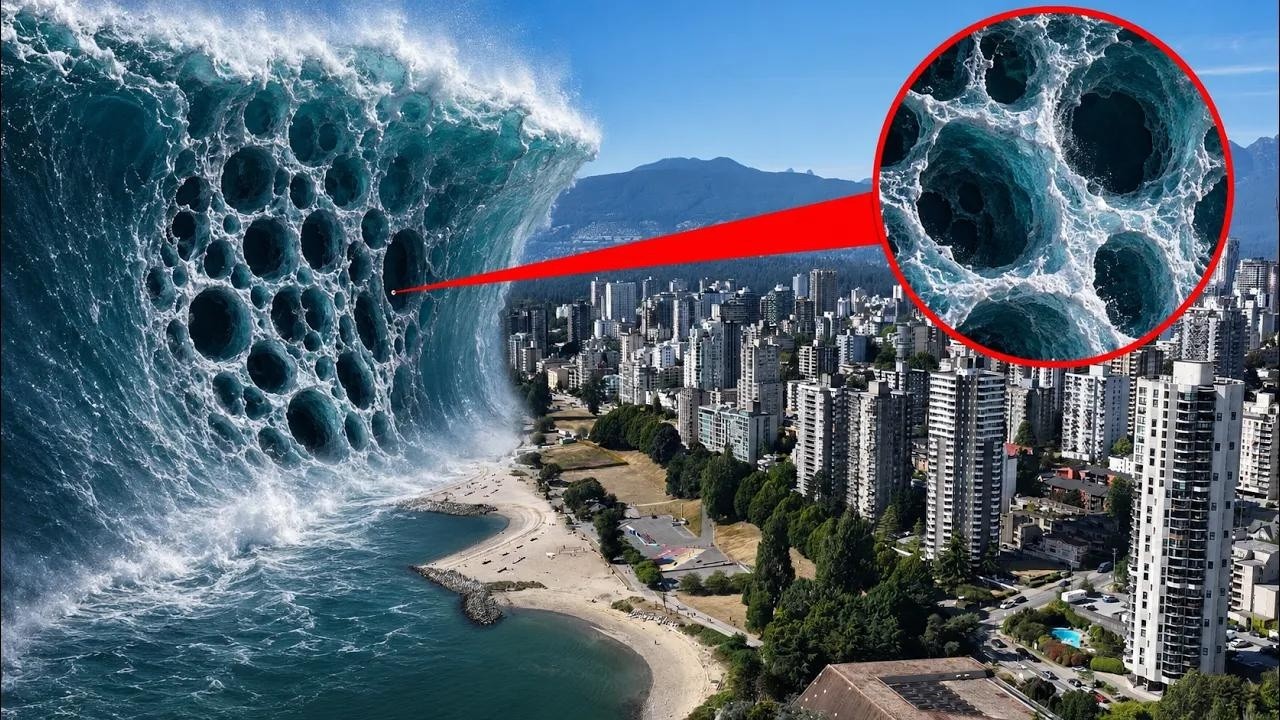 Jeśli zobaczysz tsunami z dziurami, uciekaj z miasta! To bardzo źle